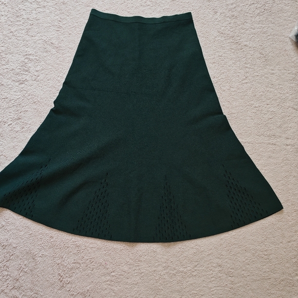 Sandro Shane Eyelet Skirt in green - Picture 6 of 12